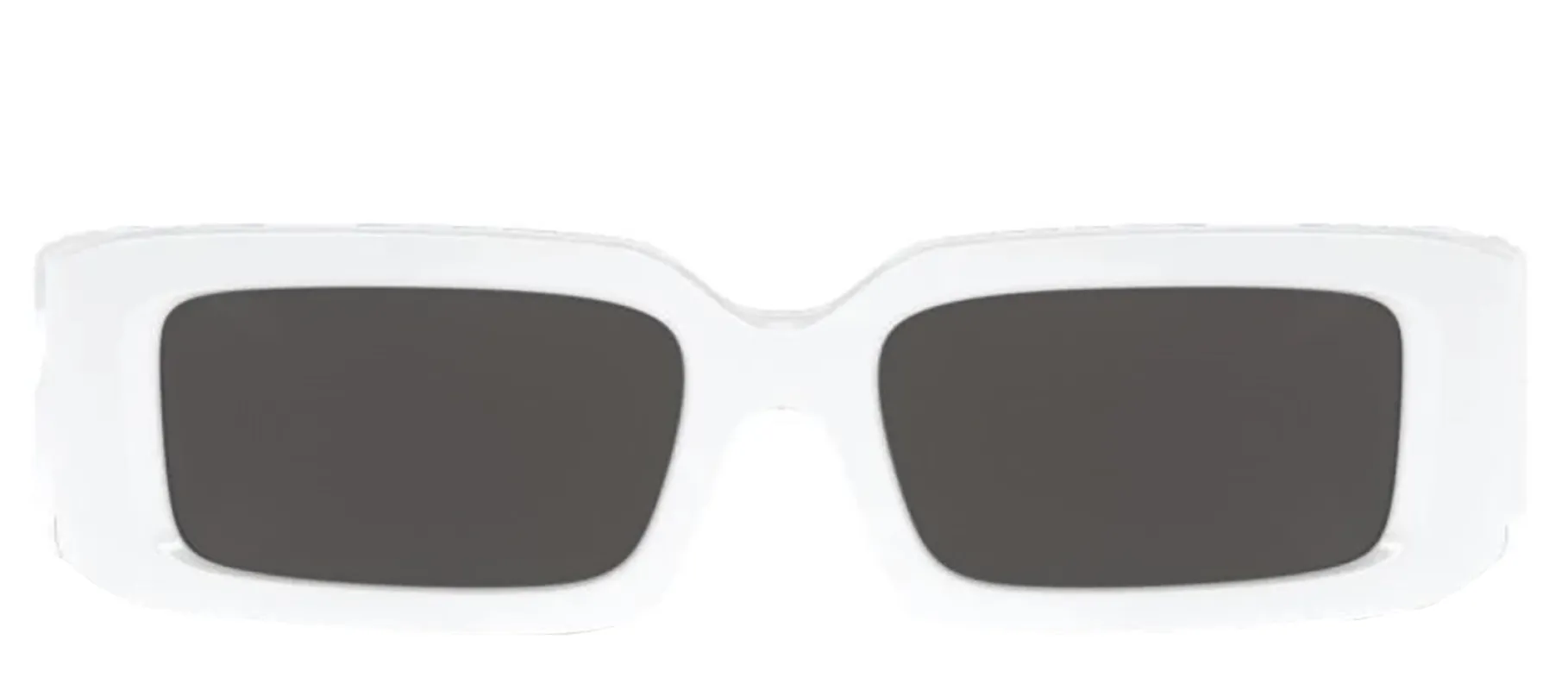 DOLCE & GABBANA DG 6197 331287 Rectangle White Nylon Sunglasses with Dark Grey Lens sold by Gaffos