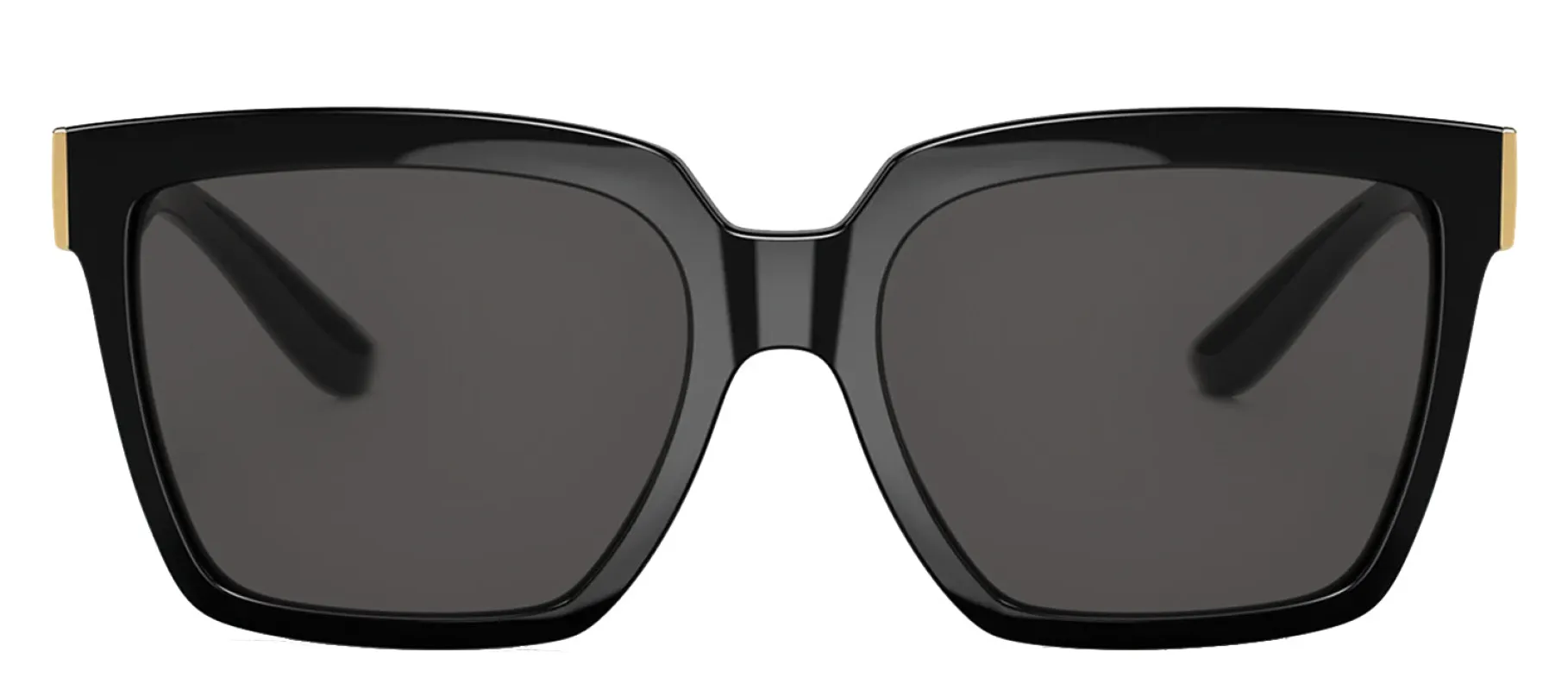 DOLCE & GABBANA DG 6165 501/87 Square Black Nylon Sunglasses with Dark Grey Lens sold by Gaffos