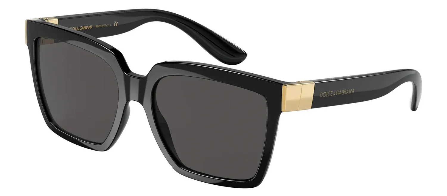 DOLCE & GABBANA DG 6165 501/87 Square Black Nylon Sunglasses with Dark Grey Lens sold by Gaffos product image thumbnail 2