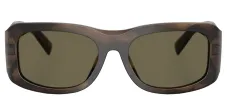 DOLCE & GABBANA DG 4503 3200/3 Rectangle Striped Tobacco Acetate Sunglasses with Brown Lens sold by Gaffos