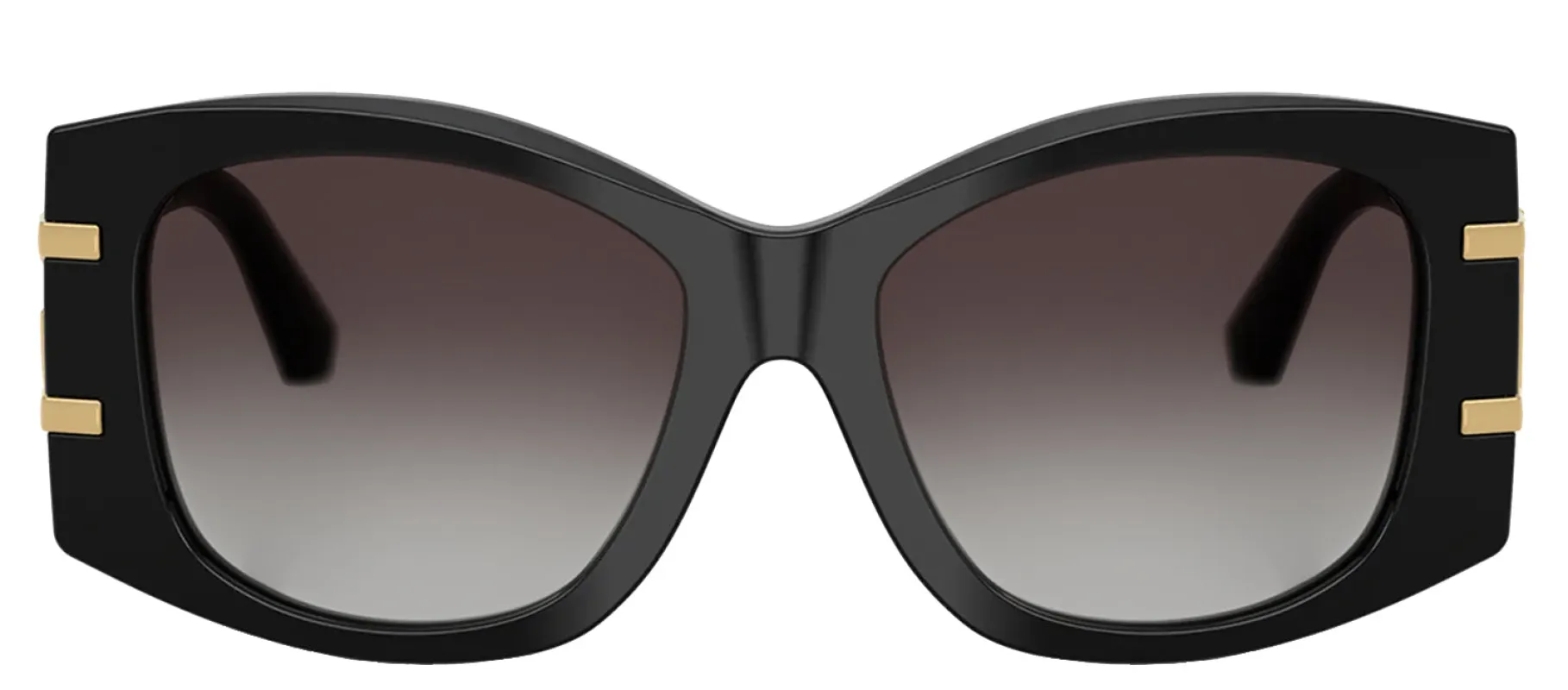 DOLCE & GABBANA DG 4501 501/8G Butterfly Black Acetate Sunglasses with Grey Gradient Black Lens sold by Gaffos