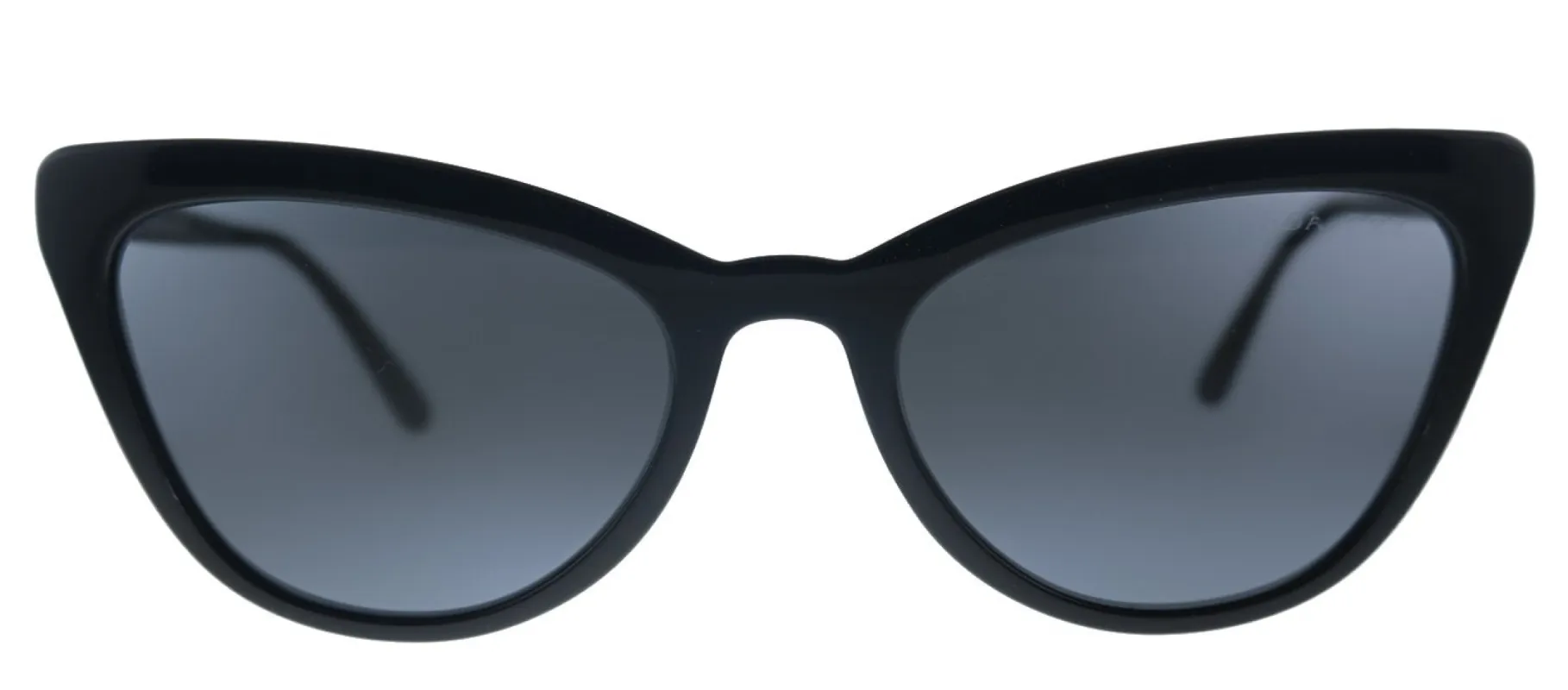Prada Catwalk PR 01VS 1AB5Z1 Cat-Eye Plastic Black Sunglasses with Grey Polarized Lens sold by Gaffos