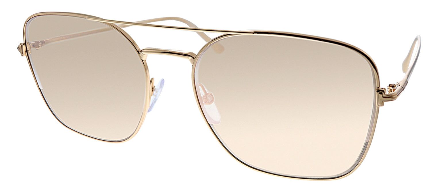 Tom Ford FT 0680 33Z Square Metal Gold Sunglasses with Yellow Gradient Lens sold by Gaffos product image thumbnail 2