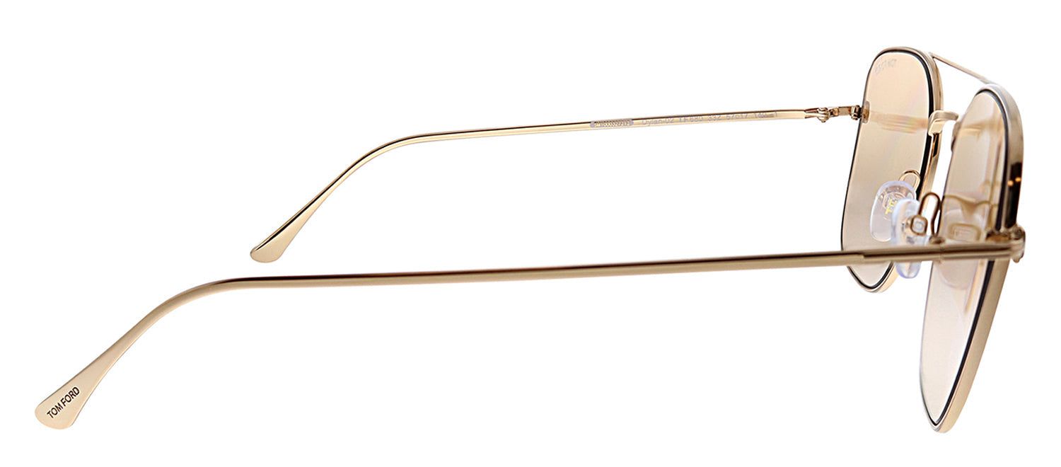 Tom Ford FT 0680 33Z Square Metal Gold Sunglasses with Yellow Gradient Lens sold by Gaffos product image thumbnail 3