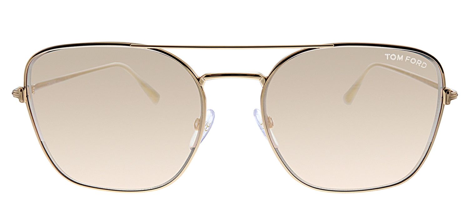 Tom Ford FT 0680 33Z Square Metal Gold Sunglasses with Yellow Gradient Lens sold by Gaffos