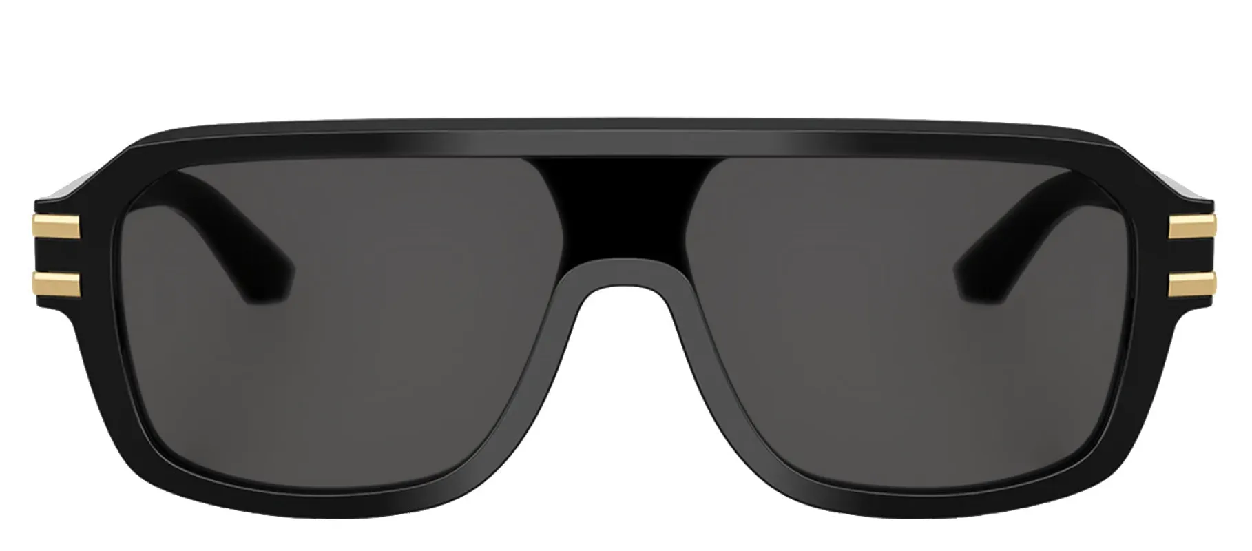DOLCE & GABBANA DG 4507 501/87 Pilot Black Acetate Sunglasses with Dark Grey Lens sold by Gaffos