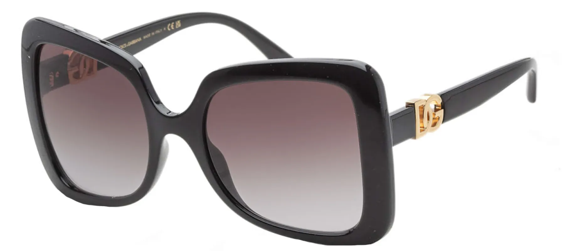 DOLCE & GABBANA DG 6193U 501/8G Butterfly Black Plastic Sunglasses with Grey Gradient Lens sold by Gaffos