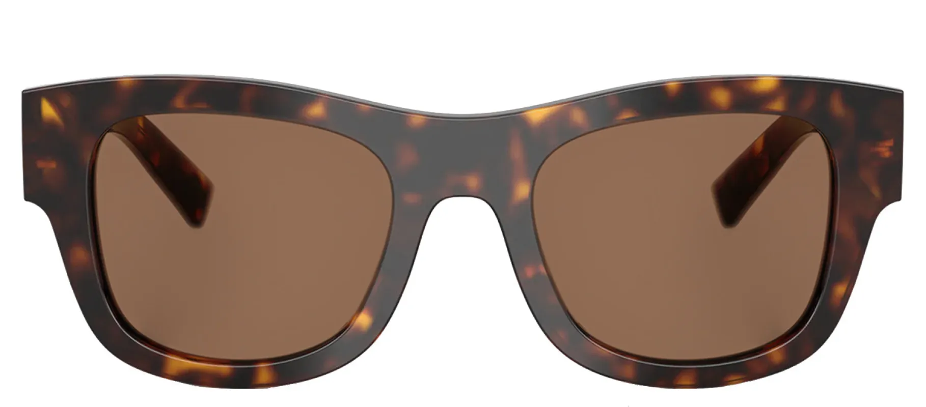 DOLCE & GABBANA DG 4509 502/73 Square Havana Acetate Sunglasses with Dark Brown Lens sold by Gaffos