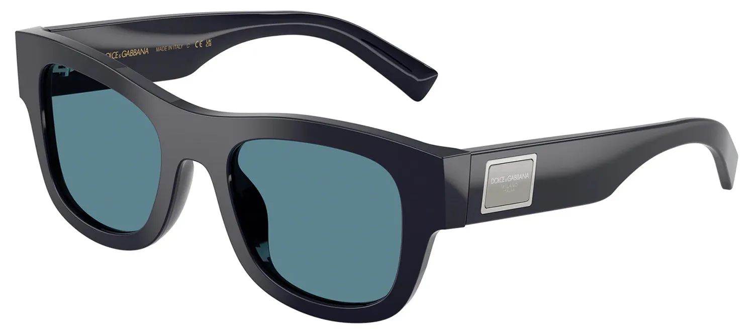 DOLCE & GABBANA DG 4509 309480 Square Blue Acetate Sunglasses with Grey Lens sold by Gaffos product image thumbnail 2