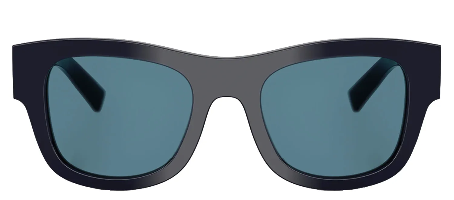 DOLCE & GABBANA DG 4509 309480 Square Blue Acetate Sunglasses with Grey Lens sold by Gaffos