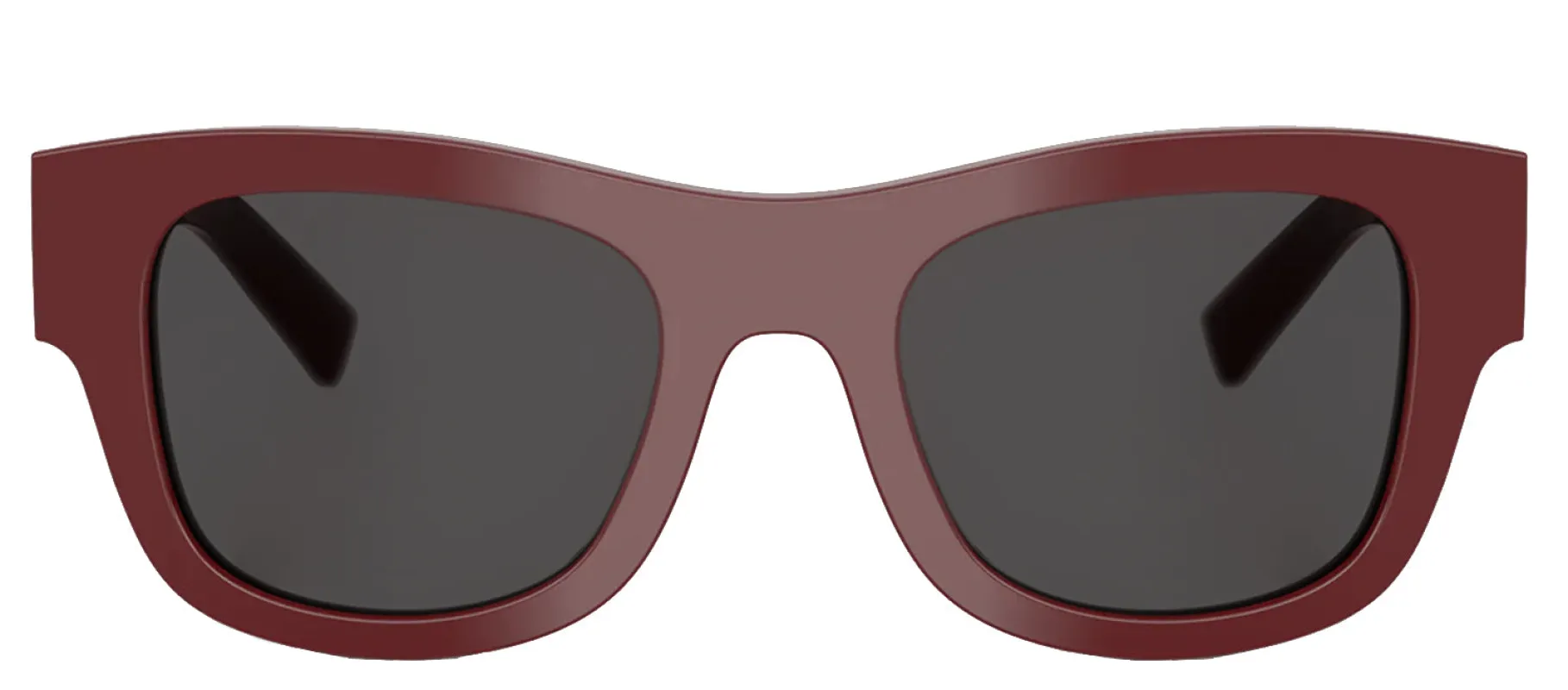 DOLCE & GABBANA DG 4509 309187 Square Bordeaux Acetate Sunglasses with Dark Grey Lens sold by Gaffos