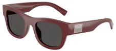 DOLCE & GABBANA DG 4509 309187 Square Bordeaux Acetate Sunglasses with Dark Grey Lens sold by Gaffos