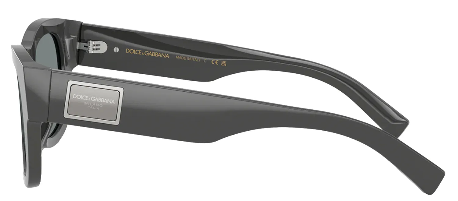 DOLCE & GABBANA DG 4509 3090/1 Square Grey Acetate Sunglasses with Grey Lens sold by Gaffos product image thumbnail 3