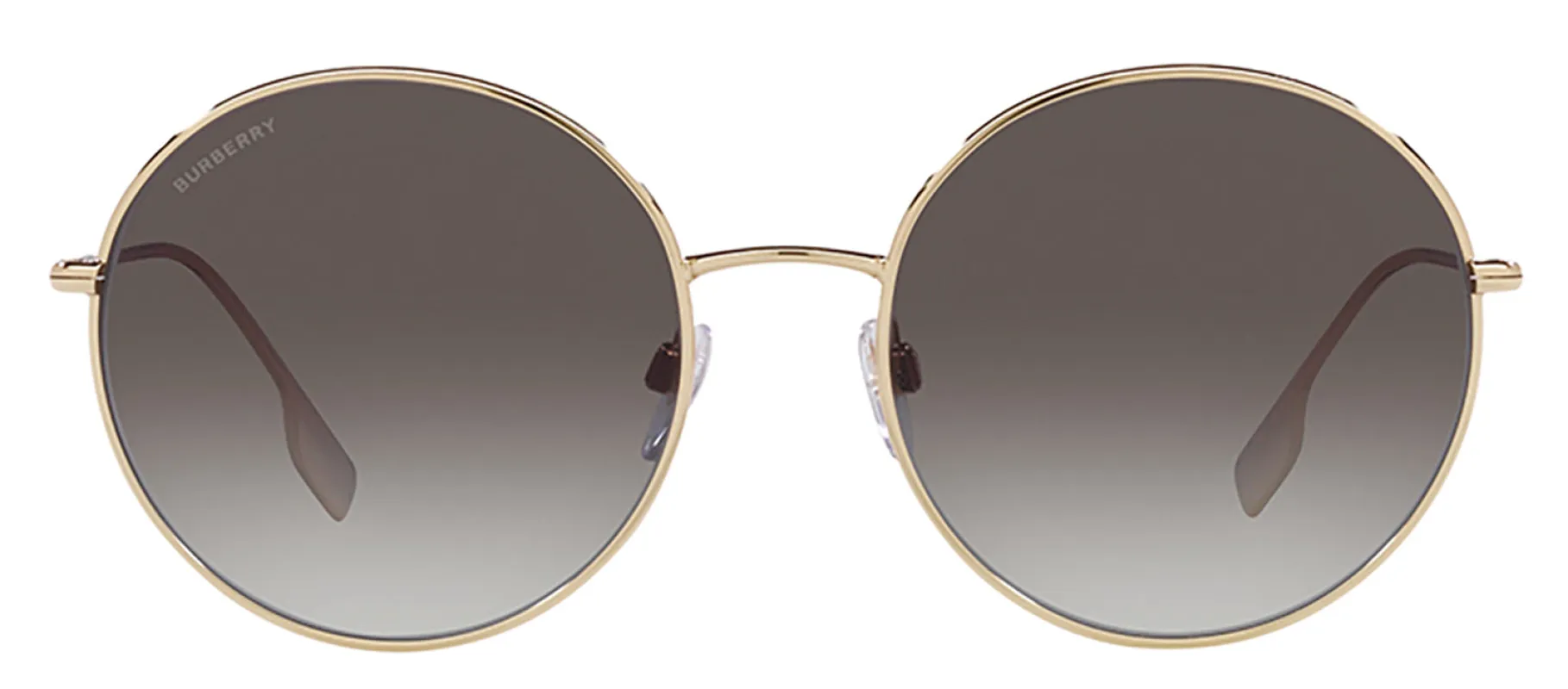 Burberry BE 3132 11098G Round Metal Gold Sunglasses with Grey Gradient Lens sold by Gaffos