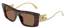 DOLCE & GABBANA DG 4510 502/73 Cat Eye Brown Tortoise Acetate Sunglasses with Dark Brown Lens sold by Gaffos