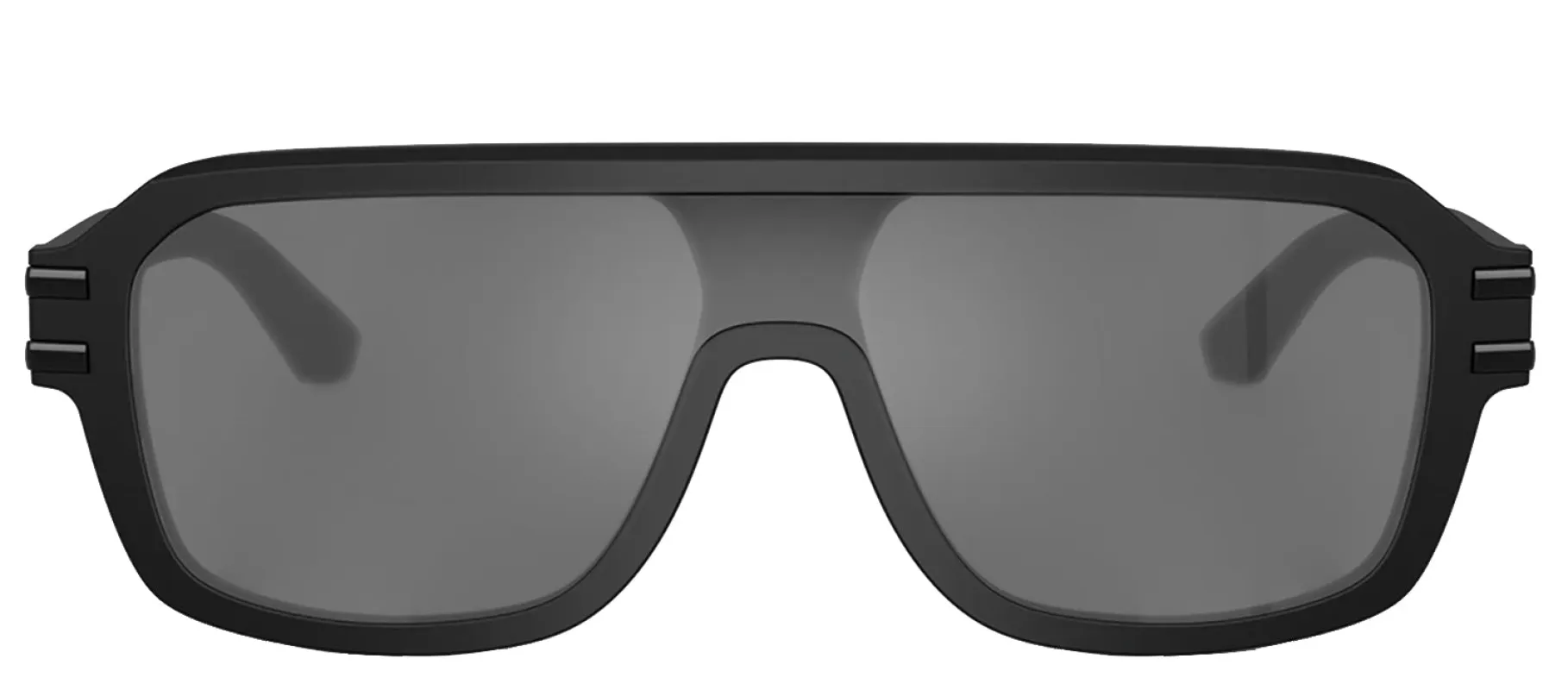 DOLCE & GABBANA DG 4507 25256G Pilot Matte Black Acetate Sunglasses with Grey Mirror Black Lens sold by Gaffos