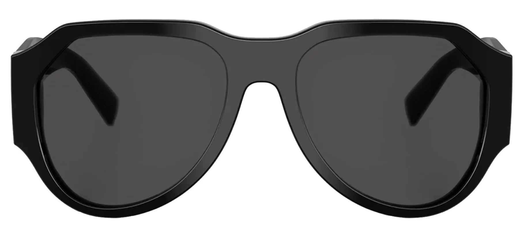 DOLCE & GABBANA DG 4504 501/87 Pilot Black Acetate Sunglasses with Dark Grey Lens made by Dolce & Gabanna