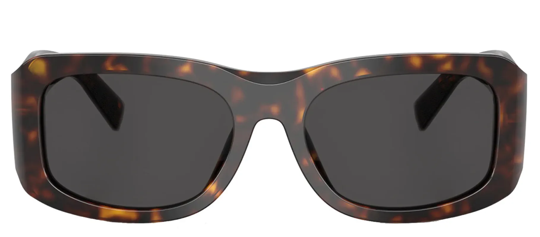 DOLCE & GABBANA DG 4503 502/87 Rectangle Havana Acetate Sunglasses with Dark Grey Lens sold by Gaffos