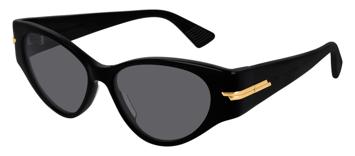 Bottega Veneta BV 1002S 001 Cat-Eye Acetate Black Sunglasses with Grey Lens sold by Gaffos product image thumbnail 2
