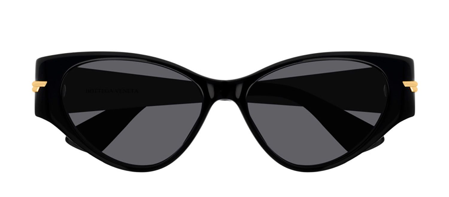 Bottega Veneta BV 1002S 001 Cat-Eye Acetate Black Sunglasses with Grey Lens sold by Gaffos