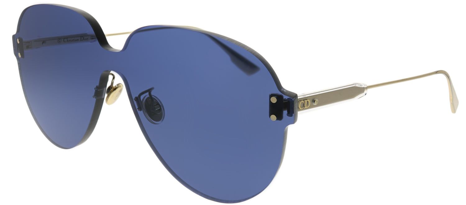 Dior CD ColorQuake3 PJP KU Aviator Plastic Blue Sunglasses with Blue Lens sold by Gaffos product image thumbnail 2