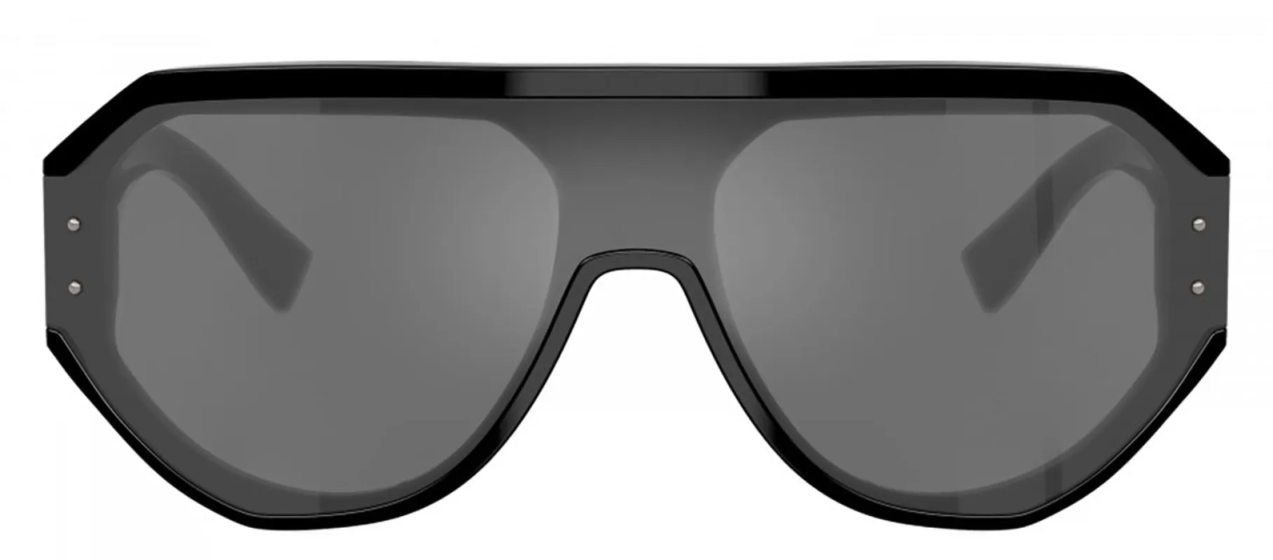 DOLCE & GABBANA DG 4481F 501/6G Pilot Black Acetate Sunglasses with Grey Mirror Black Lens sold by Gaffos