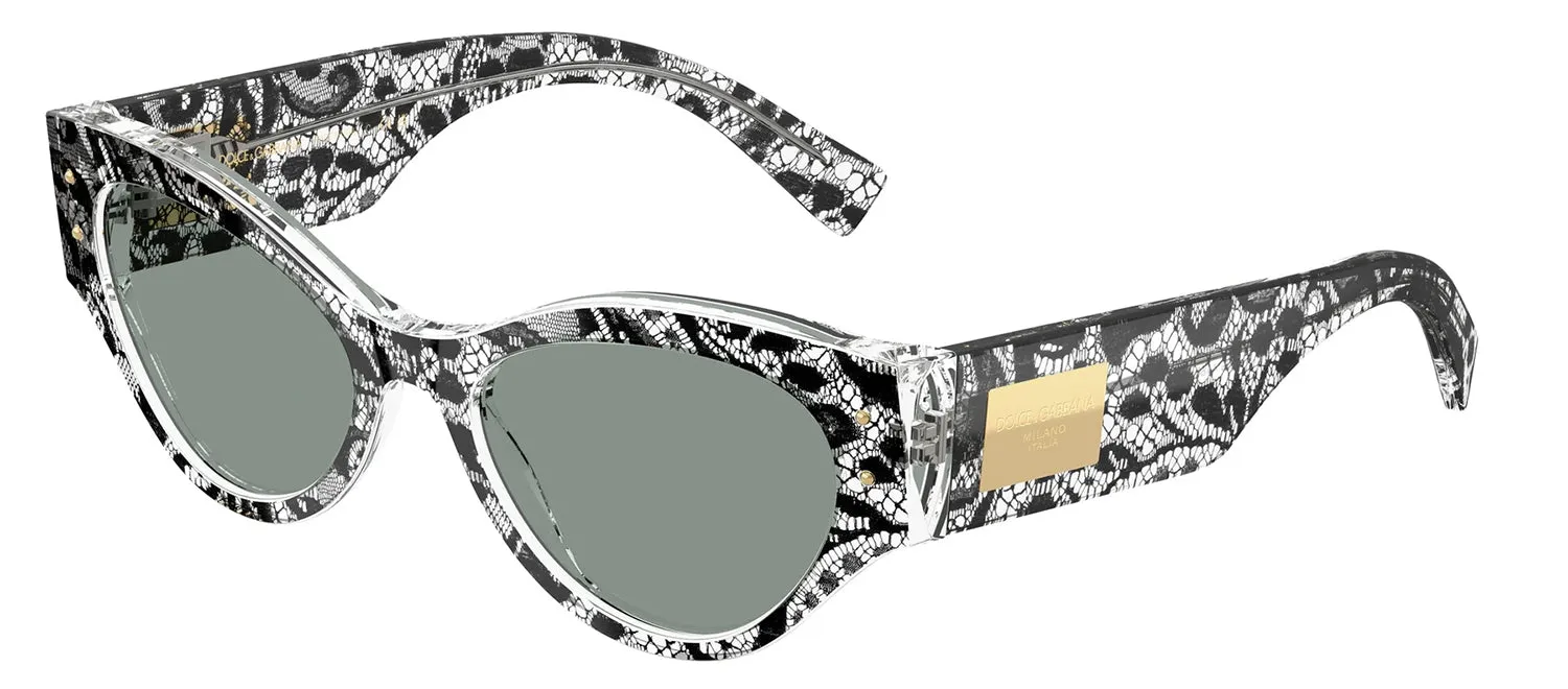 DOLCE & GABBANA DG 4480 3287/1 Butterfly Black Lace Acetate Sunglasses with Grey Lens sold by Gaffos product image thumbnail 2