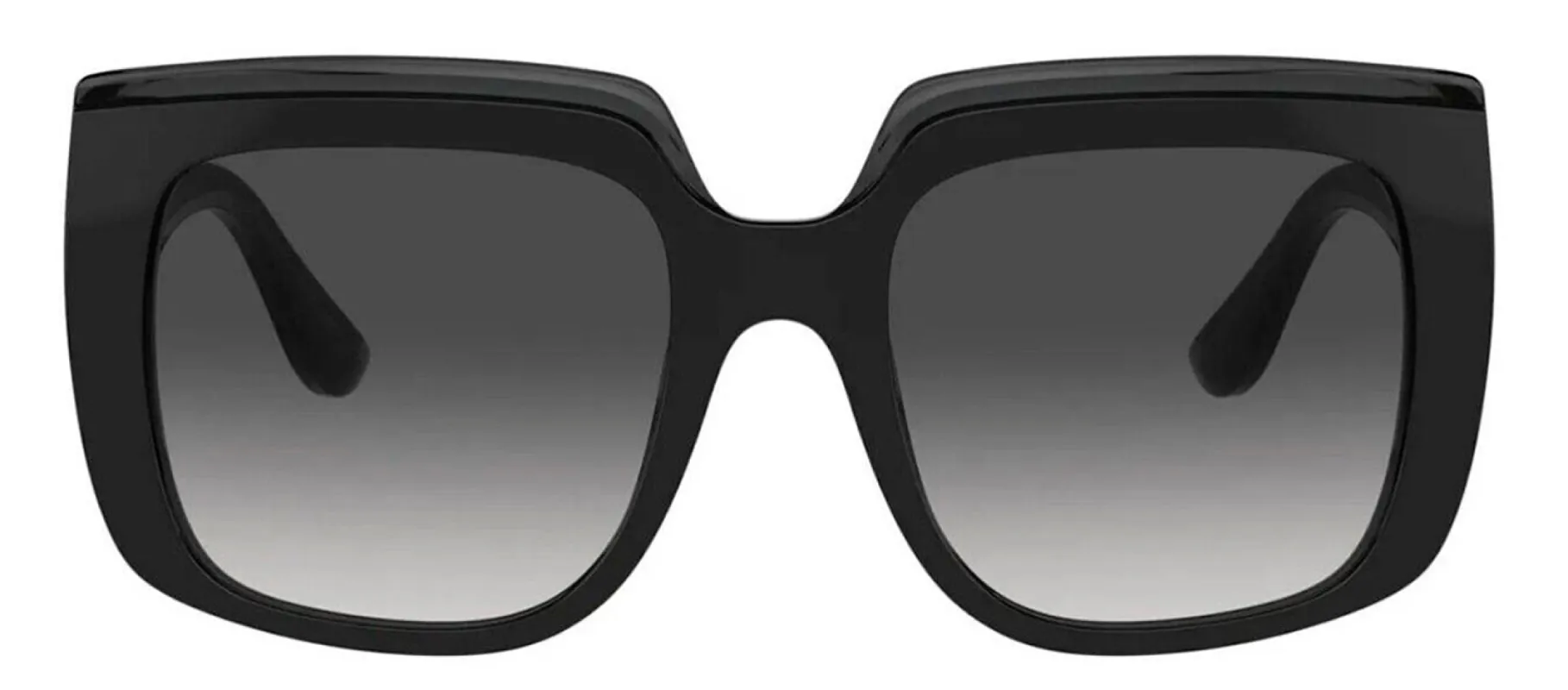 Dolce & Gabbana DG 4414 501/8G Square Plastic Black Sunglasses with Grey Gradient Lens sold by Gaffos