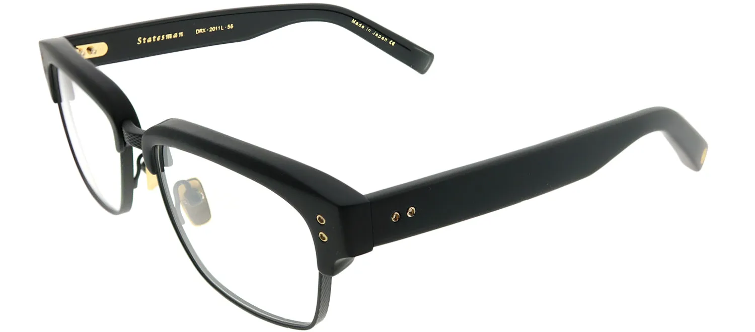 Dita Statesman DT DRX-2011L Rectangle Plastic Black Eyeglasses with Demo Lens sold by Gaffos product image thumbnail 2