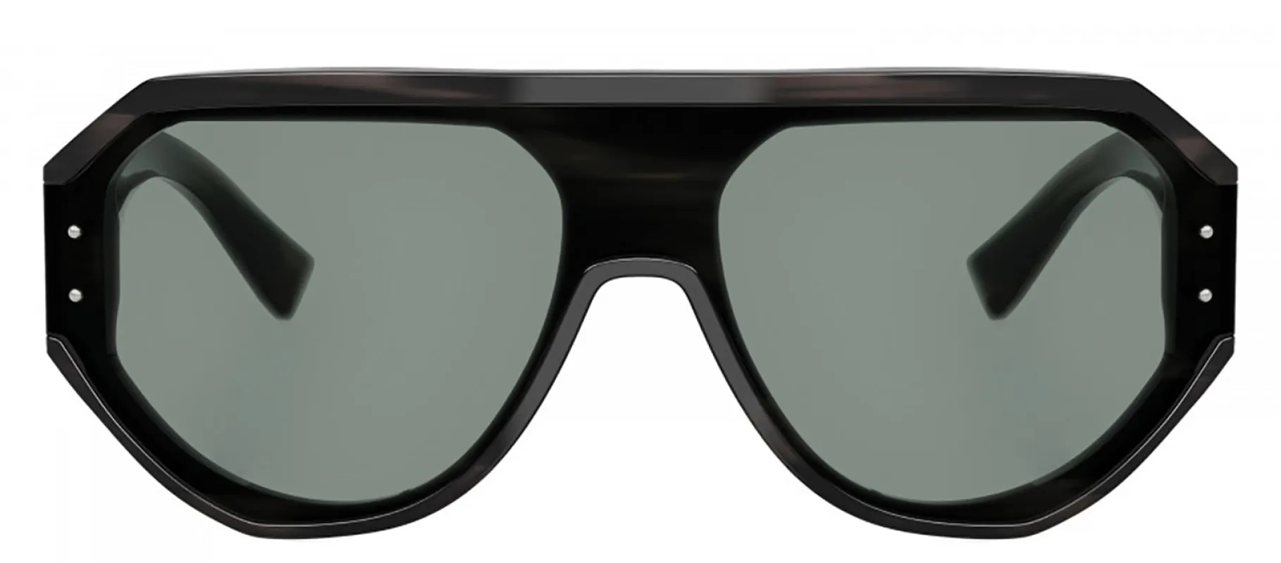 DOLCE & GABBANA DG 4481F 3440/1 Pilot Striped Grey Acetate Sunglasses with Grey Lens sold by Gaffos