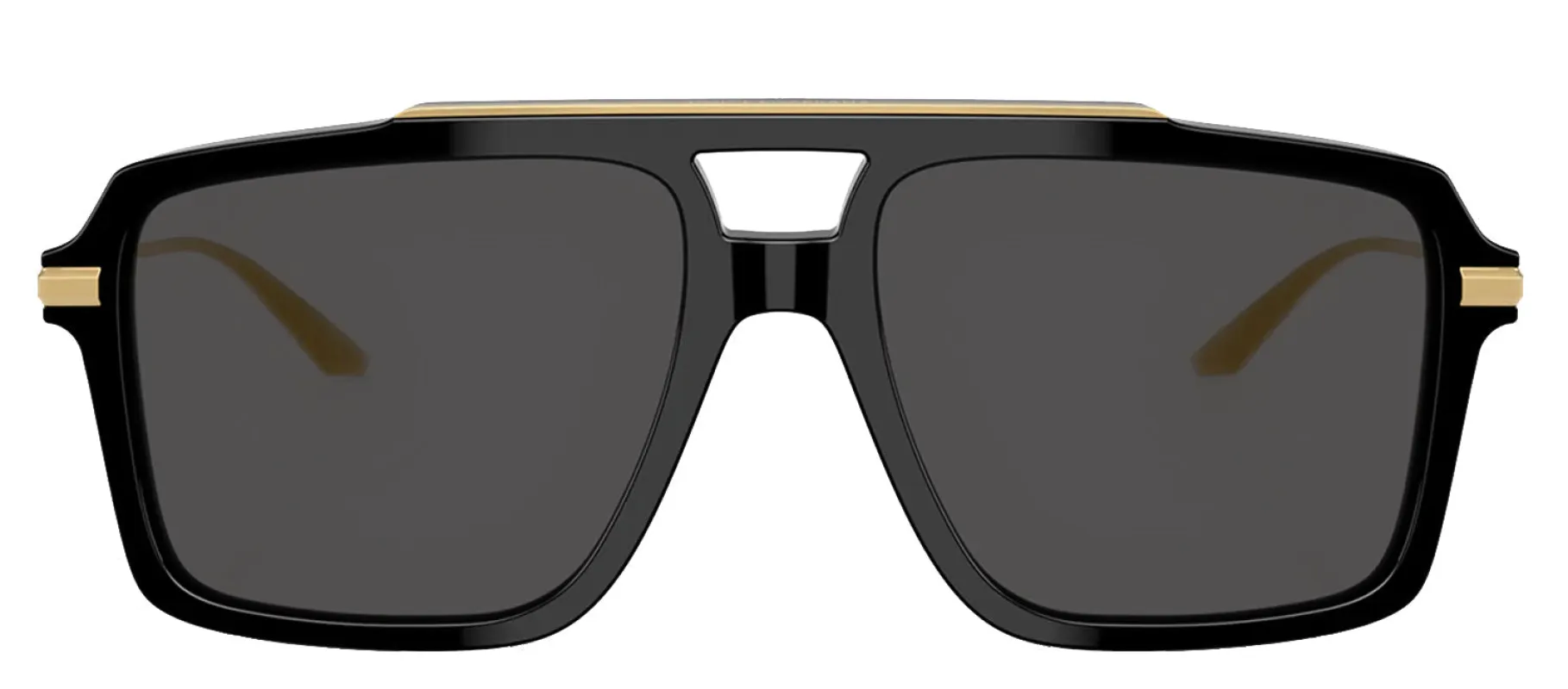 DOLCE & GABBANA DG 4477 501/87 Pilot Black Acetate Sunglasses with Dark Grey Lens sold by Gaffos