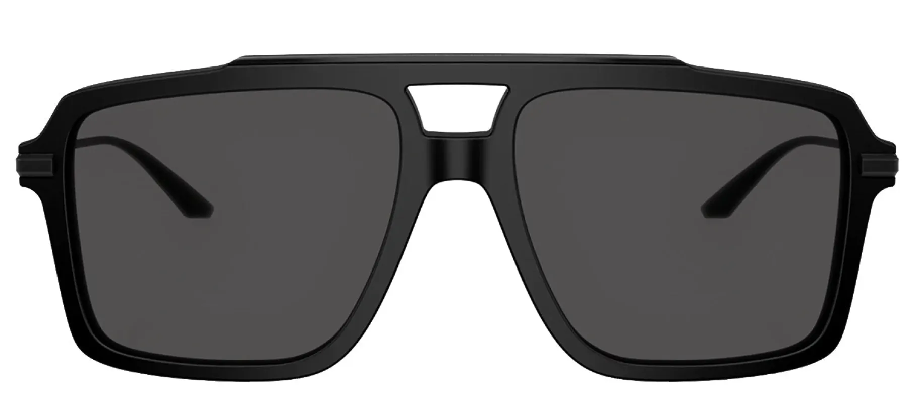 DOLCE & GABBANA DG 4477 252587 Pilot Matte Black Acetate Sunglasses with Dark Grey Lens sold by Gaffos