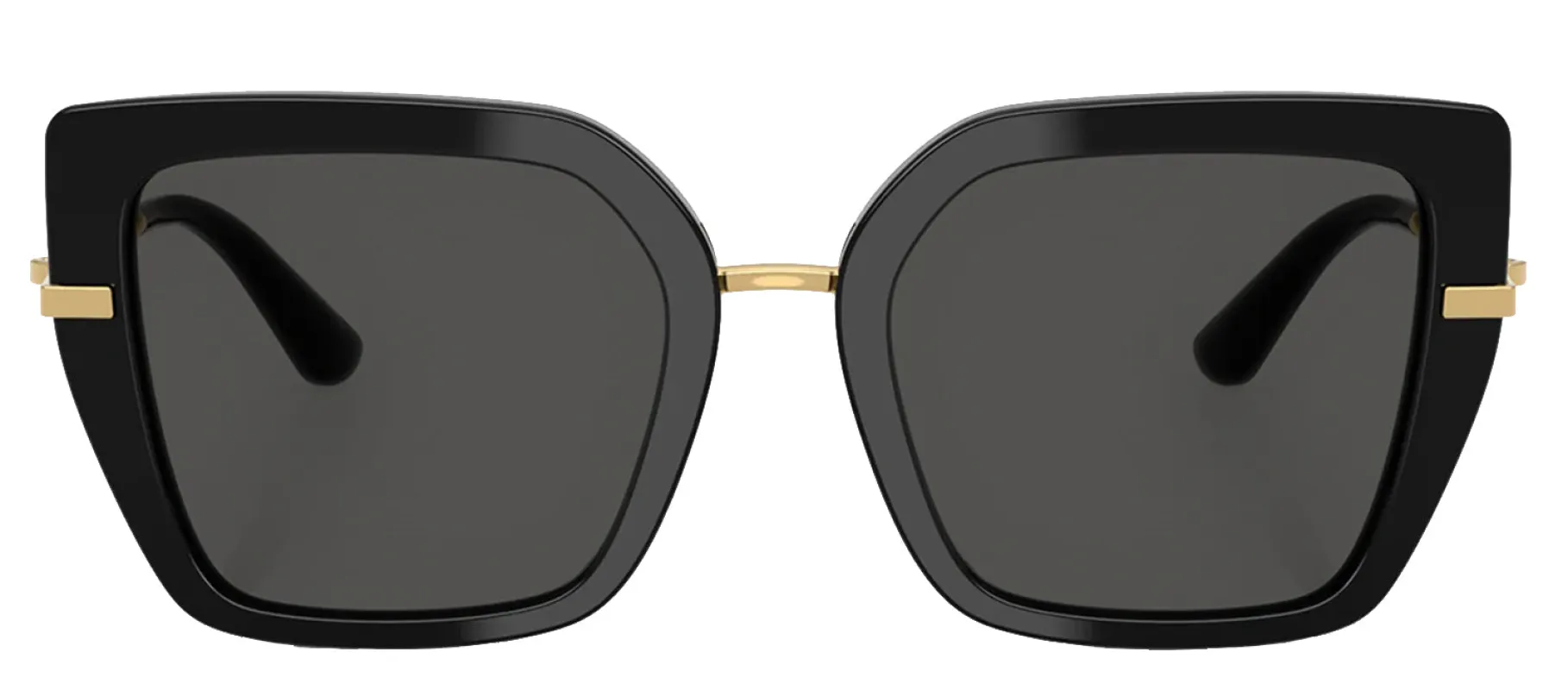 DOLCE & GABBANA DG 4474 501/87 Butterfly Black Acetate Sunglasses with Dark Grey Lens sold by Gaffos
