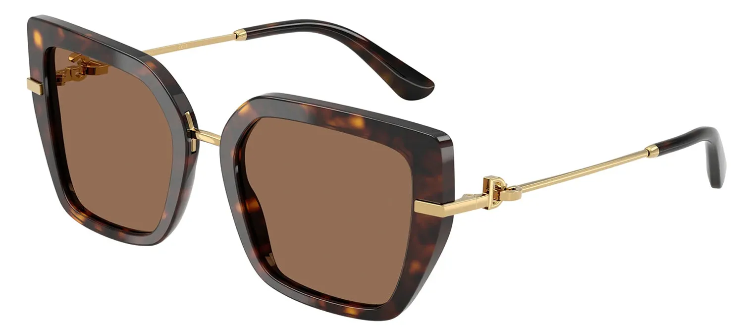 DOLCE & GABBANA DG 4474 502/73 Butterfly Havana Acetate Sunglasses with Dark Brown Lens sold by Gaffos product image thumbnail 2