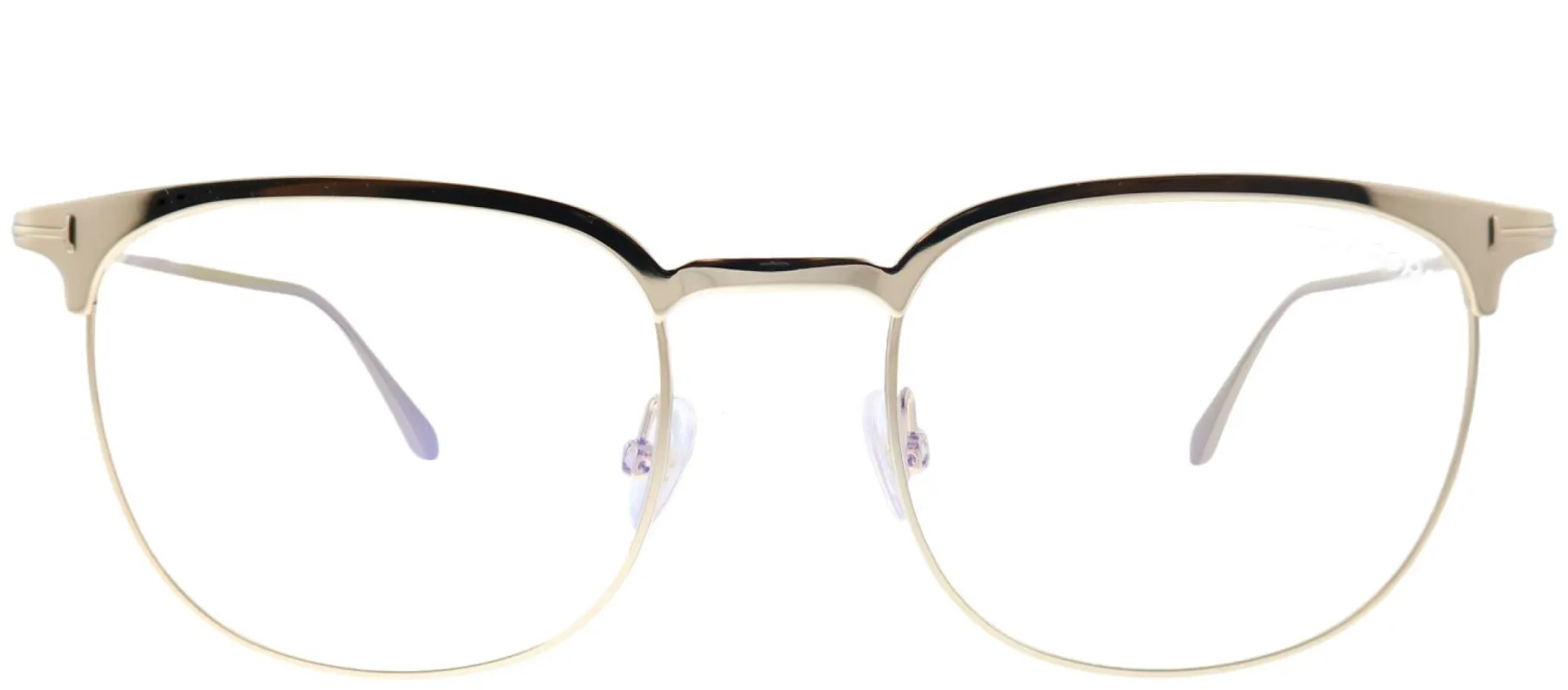 Tom Ford FT 5549B 029 Square Metal Gold Eyeglasses with Demo Lens sold by Gaffos