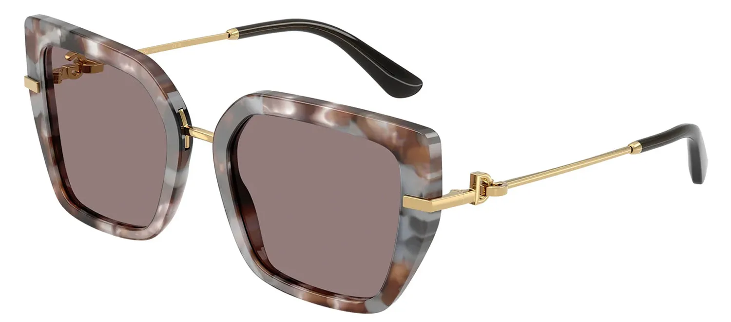 DOLCE & GABBANA DG 4474 34457N Butterfly Havana Grey Acetate Sunglasses with Purpe Brown Lens sold by Gaffos product image thumbnail 2