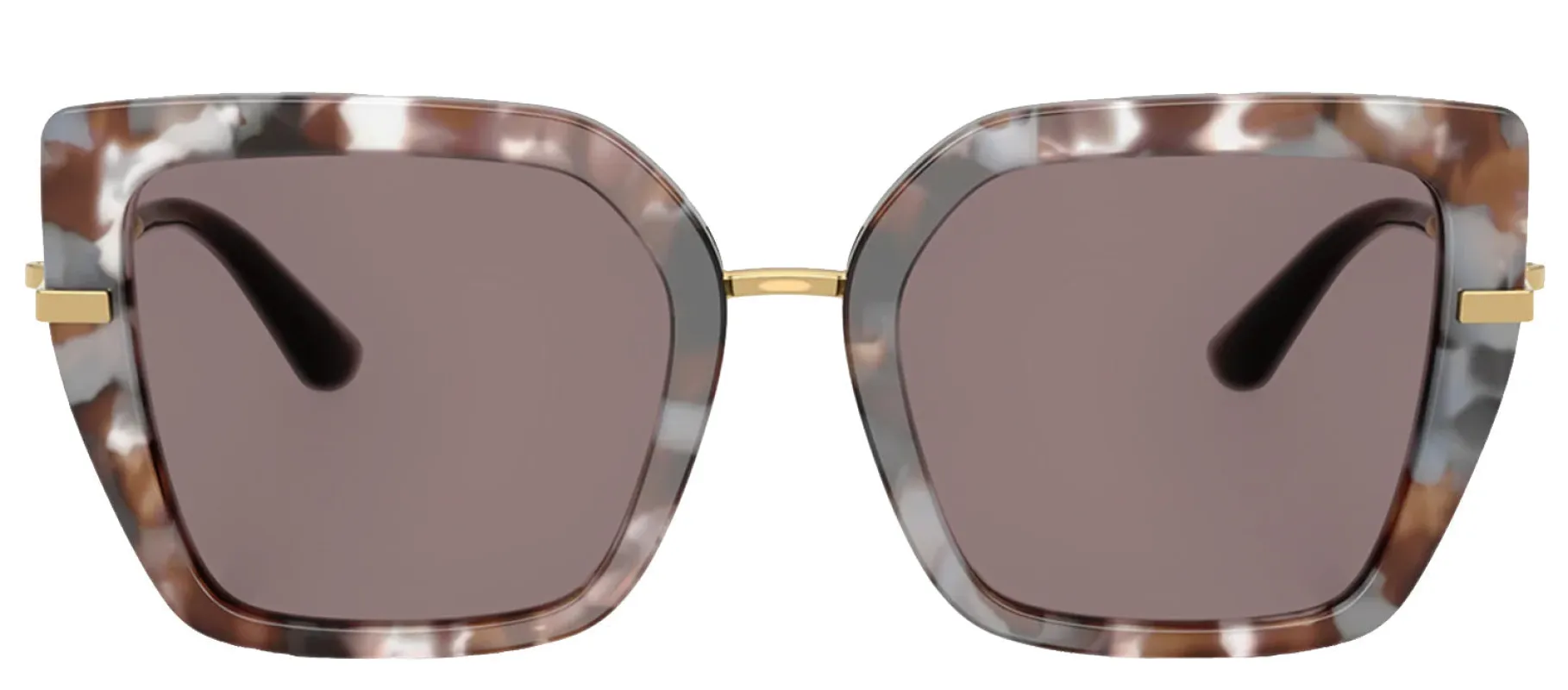 DOLCE & GABBANA DG 4474 34457N Butterfly Havana Grey Acetate Sunglasses with Purpe Brown Lens sold by Gaffos