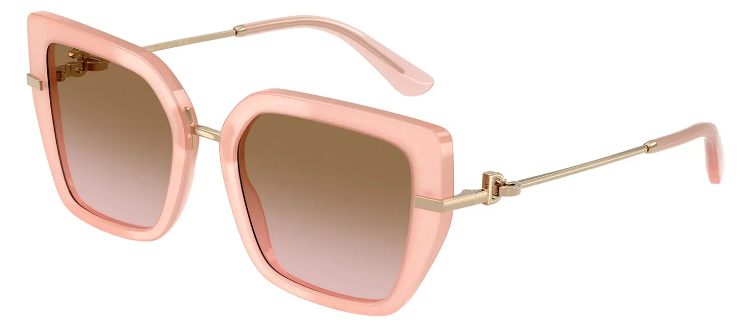 DOLCE & GABBANA DG 4474 343611 Butterfly Milky Pink Acetate Sunglasses with Pink Gradient Grey Lens sold by Gaffos product image thumbnail 2