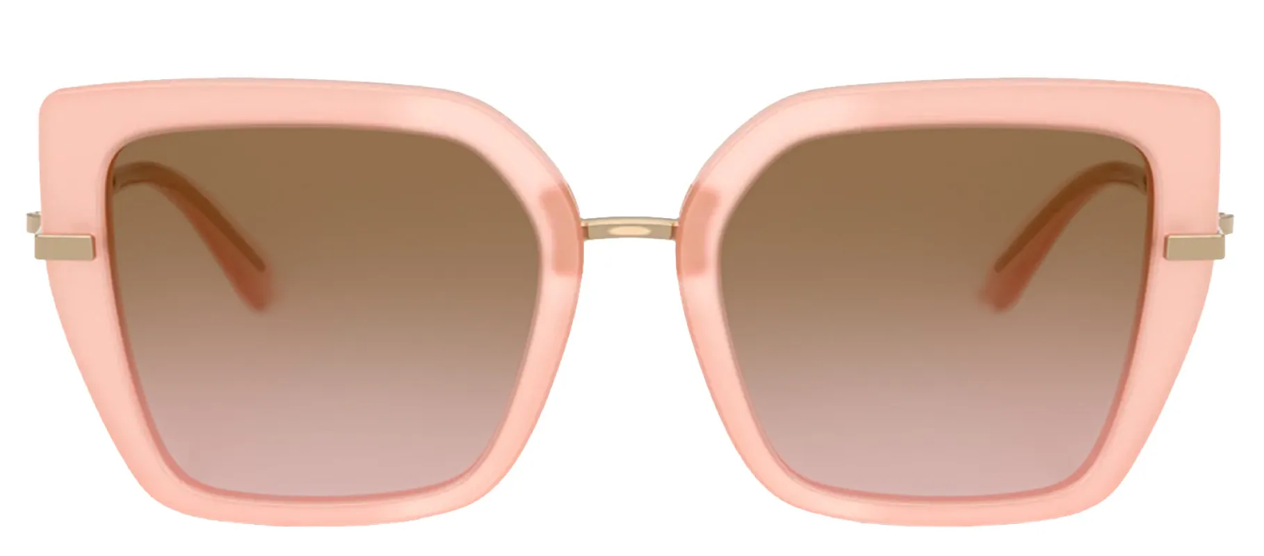 DOLCE & GABBANA DG 4474 343611 Butterfly Milky Pink Acetate Sunglasses with Pink Gradient Grey Lens sold by Gaffos