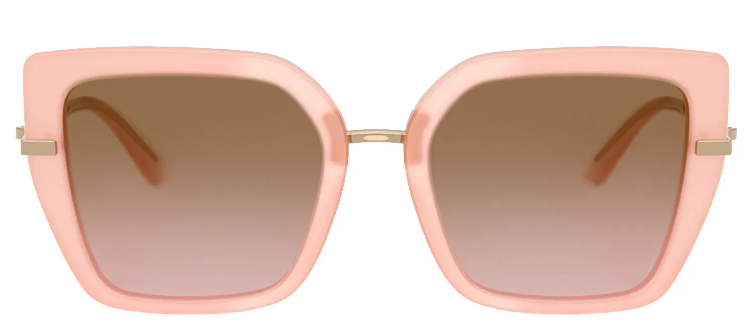 DOLCE & GABBANA DG 4474 343611 Butterfly Milky Pink Acetate Sunglasses with Pink Gradient Grey Lens sold by Gaffos