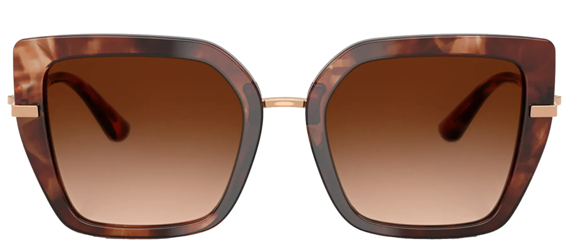 DOLCE & GABBANA DG 4474 322274 Butterfly Havana Acetate Sunglasses with Brown Gradient Lens sold by Gaffos