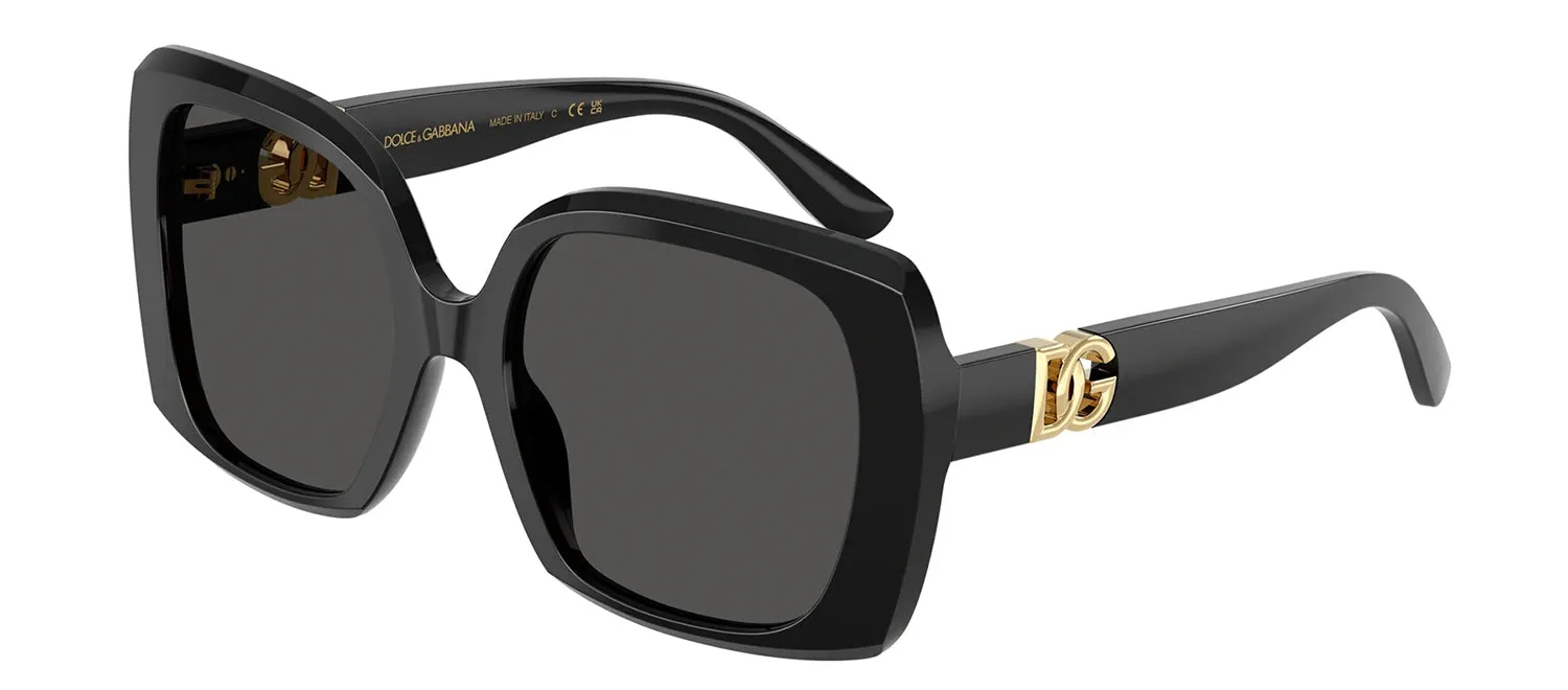 DOLCE & GABBANA DG 4475 501/87 Square Black Acetate Sunglasses with Dark Grey Lens sold by Gaffos product image thumbnail 2