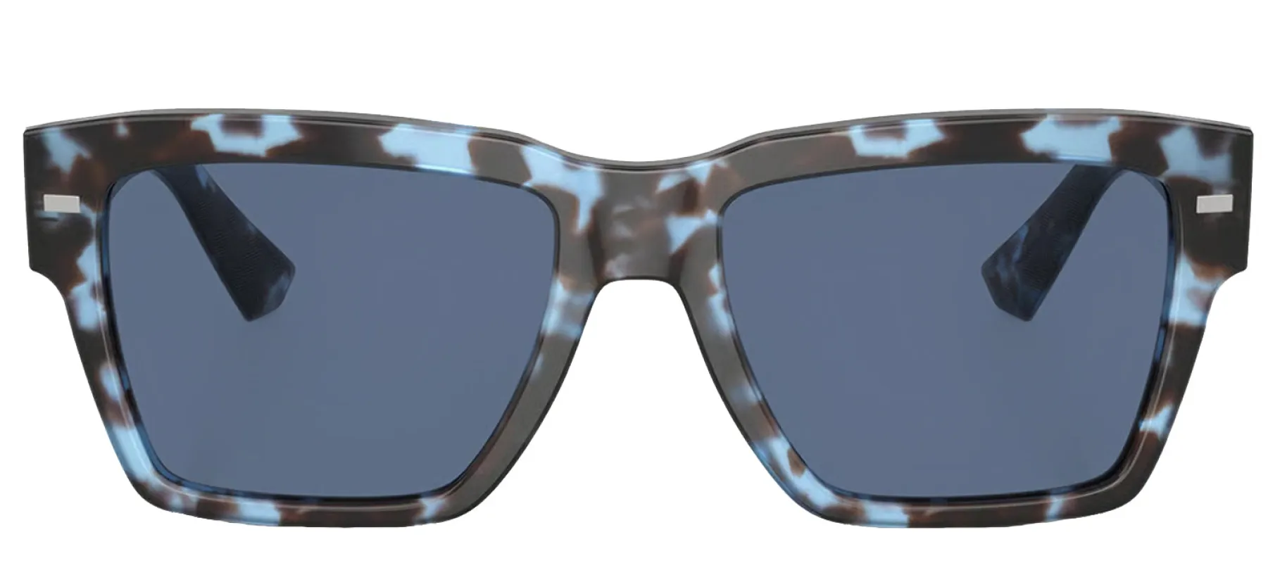 DOLCE & GABBANA DG 4431F 339280 Square Havana Blue Acetate Sunglasses with Dark Blue Lens sold by Gaffos