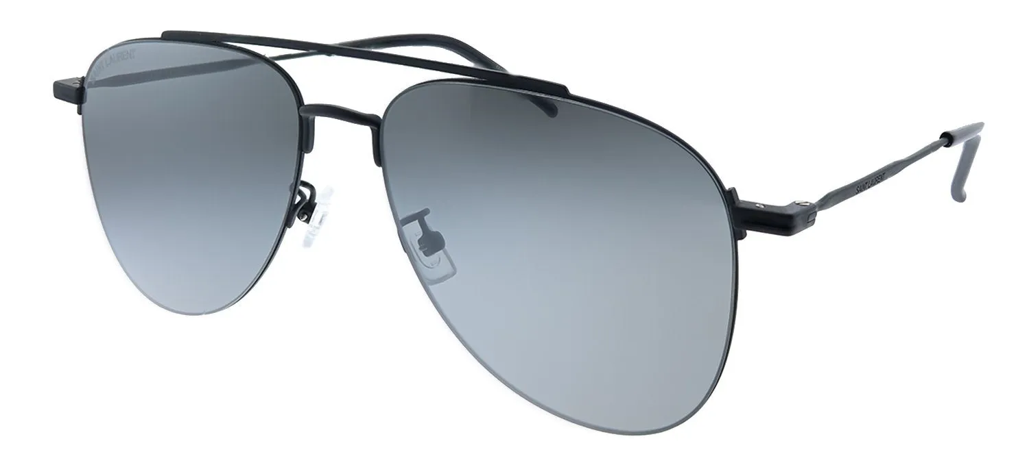 Saint Laurent WIRE SL 392 003 Aviator Metal Black Sunglasses with Silver Mirror Lens sold by Gaffos product image thumbnail 2
