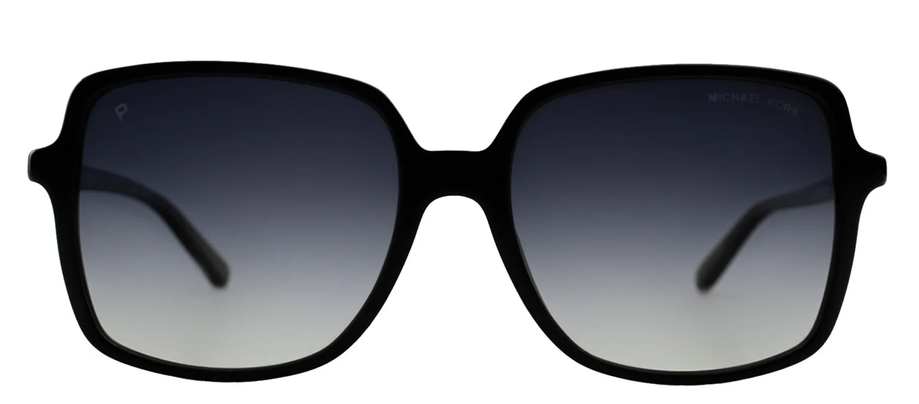 Michael Kors ISLE OF PALMS MK 2098U 3781T3 Square Plastic Black Sunglasses with Grey Gradient Lens sold by Gaffos