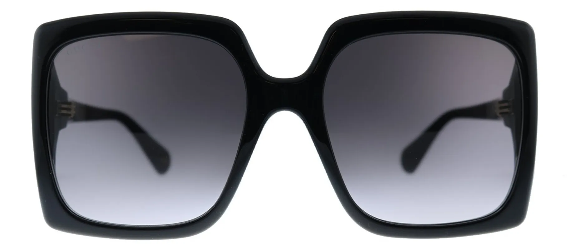Gucci GG 0876S 001 Oversized Acetate Black Sunglasses with Grey Gradient Lens sold by Gaffos