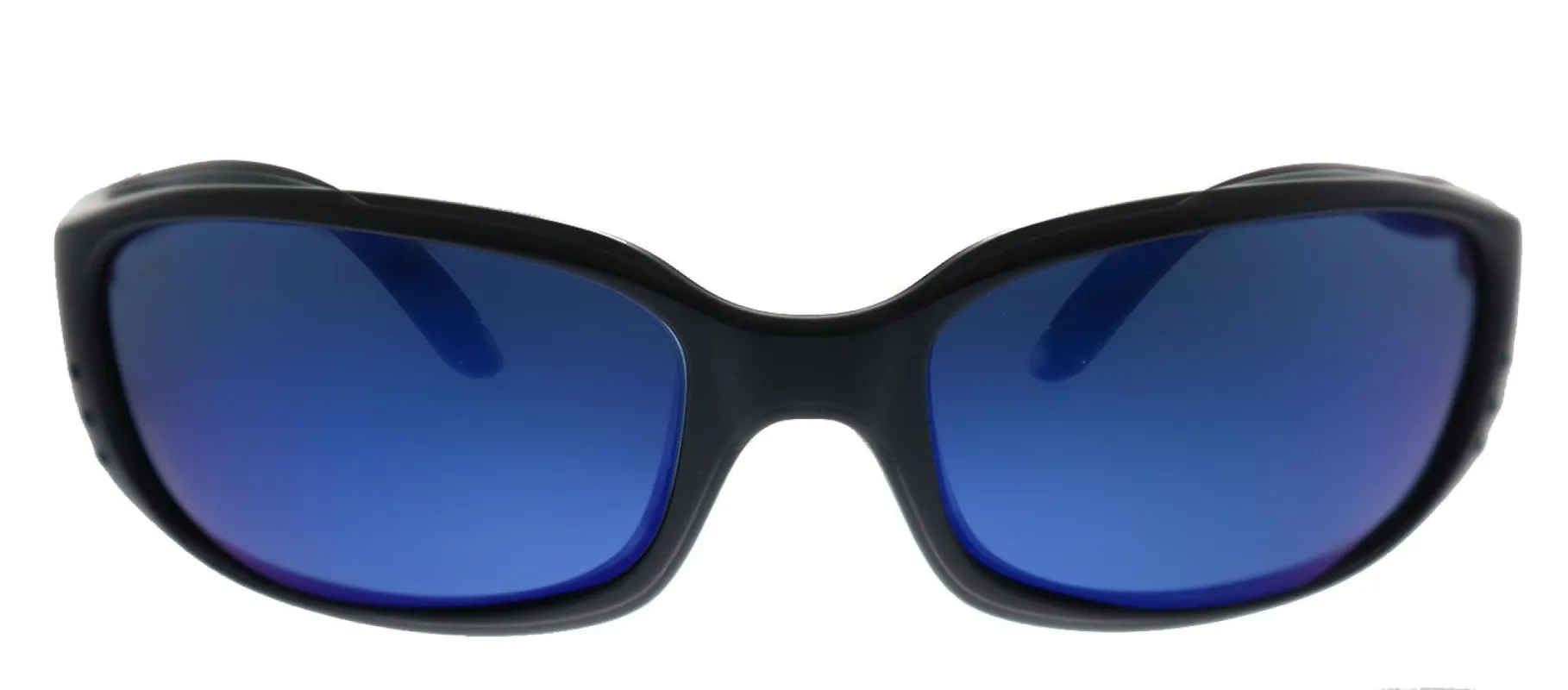 Costa Del Mar BRINE 9017 901707 Oval Plastic Black Sunglasses with Blue Mirror Lens made by Gaffos