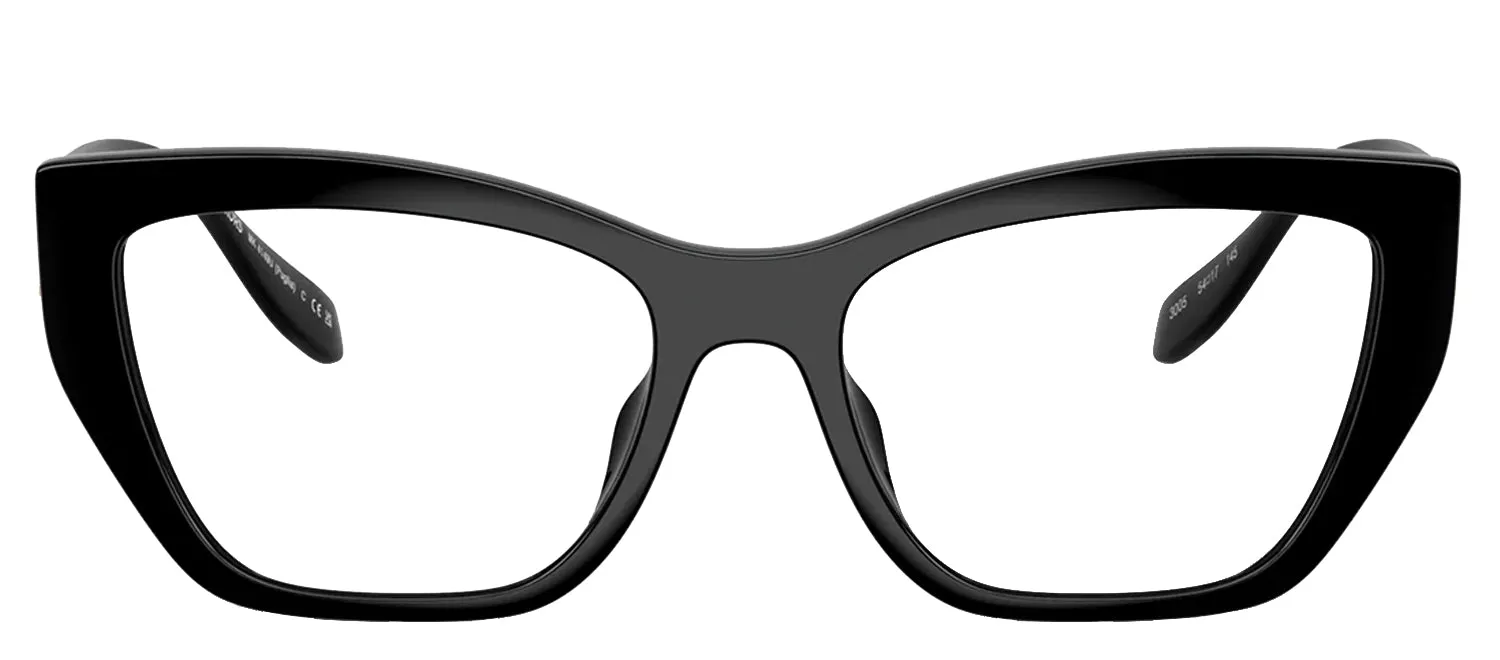 Michael Kors PUGLIA MK 4149U 3005 Rectangle Plastic Black Eyeglasses with Logo Stamped Demo Lenses sold by Gaffos