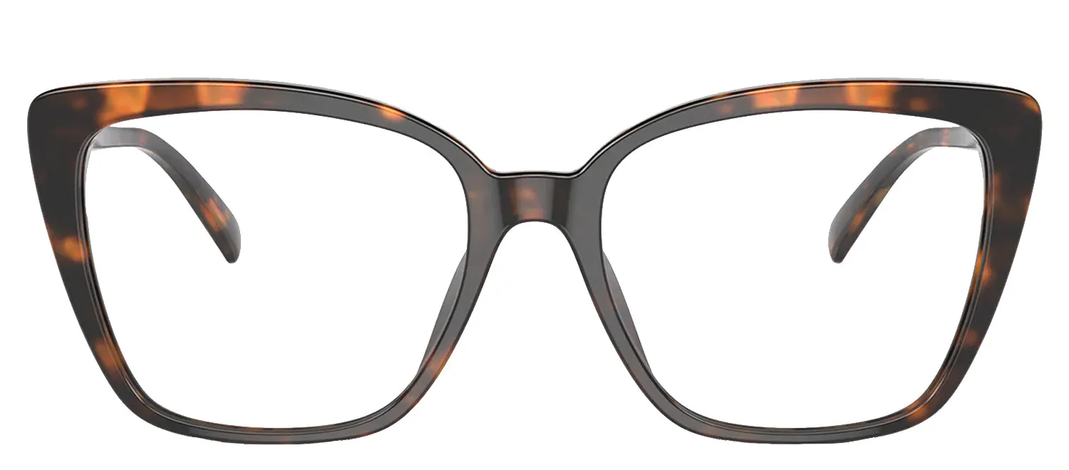 Michael Kors AVILA MK 4110U 3006 Square Plastic Tortoise Eyeglasses with Logo Stamped Demo Lenses sold by Gaffos