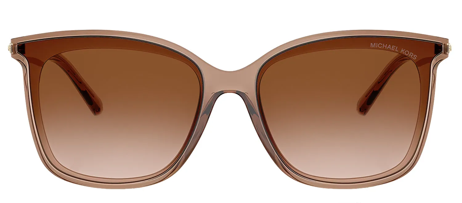 Michael Kors MK 2079U 39383B Square Metal Brown Sunglasses with Brown Gradient Lens sold by Gaffos